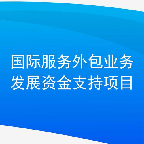 国际服务外包业务发展资金支持项目